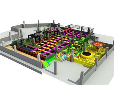 Kids Indoor Soft Play Trampoline Park Supplier In China 